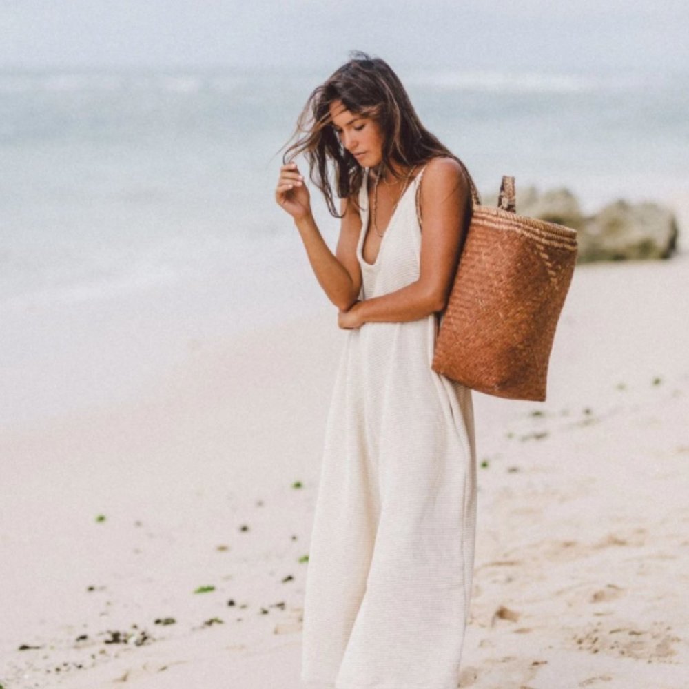 Moonlight Waffle Kundalini Jumpsuit